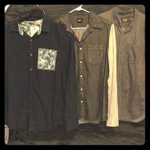 Men’s Button down Shirt Small - variety pack